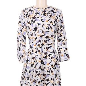 ALC Black and White Dress with 3/4 Sleeves